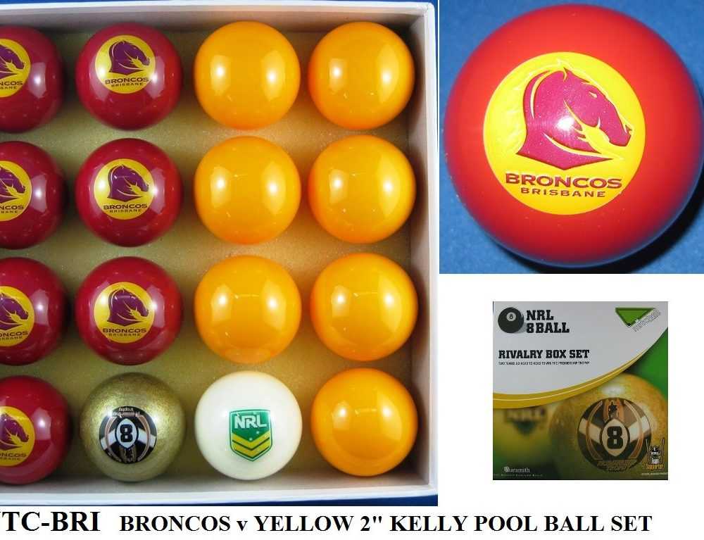 NRL Pool Snooker Billiards Cue Case Cover Brisbane Broncos 