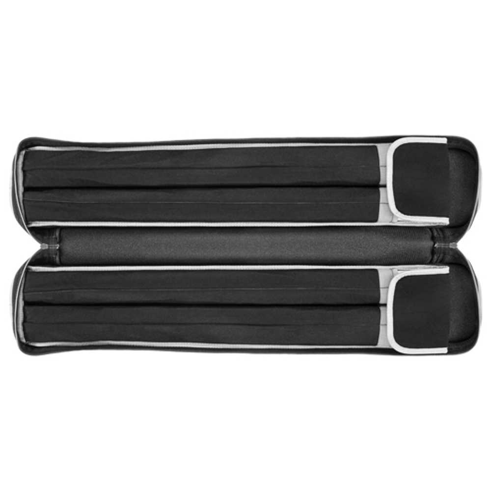 PowerGlide PU 1-Piece Holds 2 Cues Snooker Pool Cue Case 