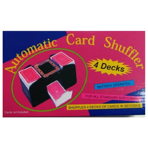 CARD SHUFFLER AUTOMATIC 4 DECKS Swiftflyte Online