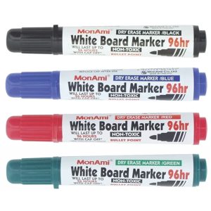 WHITEBOARD MARKER  - MONAMI - VARIOUS COLOURS