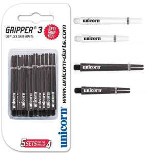 UNICORN GRIPPER 3 SHAFTS - VALUE PACK OF 5 - 2BA THREAD - SHORT & MED/STD