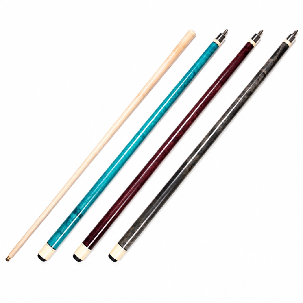 2 PIECE MAPLE CUE – LUMEX DYED – 57″ 9.5/12.5MM