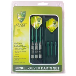 CRICKET AUSTRALIA DART SET - NICKEL SILVER PLATED